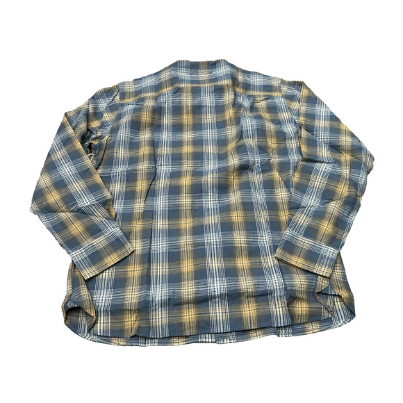 Duck Head Mens Vintage Blue Hemlock Plaid Slub Button Down Pocket Shirt Size M - Picture 2 of 9